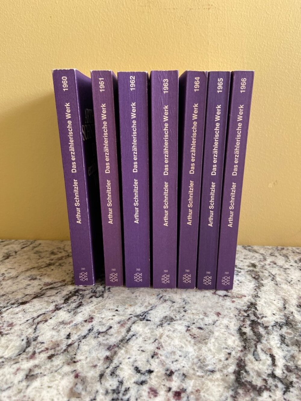 Arthur Schnitzler Das erzählerische Werk 7 Vol Set 1977 Fischer